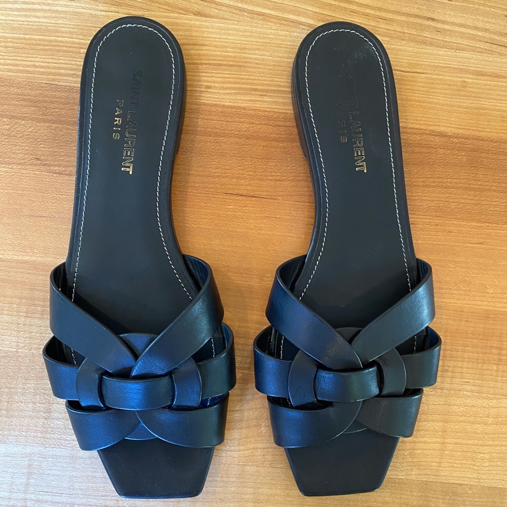 Yvette Saint Laurent Nu Pieds Woven Sandal